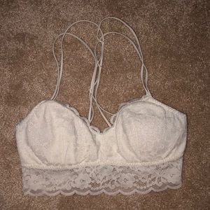 White bralette!!